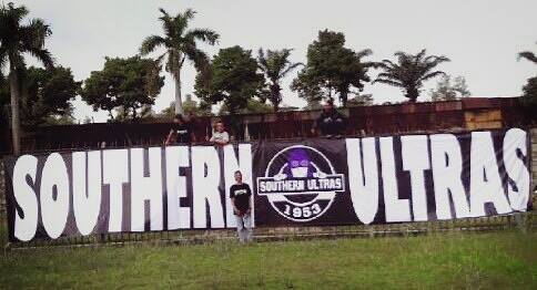 Banner utama kami di stadion krakatau steel