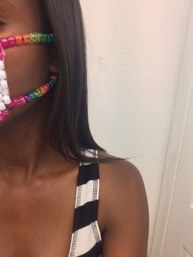 HarpyLady317's tweet photo. First Surgical Mask is complete! I love it! #EDM #PLURFamily #PLURFollowTrain https://t.co/86yGo2RAKq