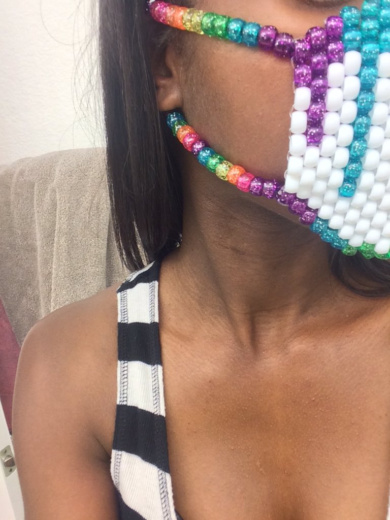 HarpyLady317's tweet photo. First Surgical Mask is complete! I love it! #EDM #PLURFamily #PLURFollowTrain https://t.co/86yGo2RAKq