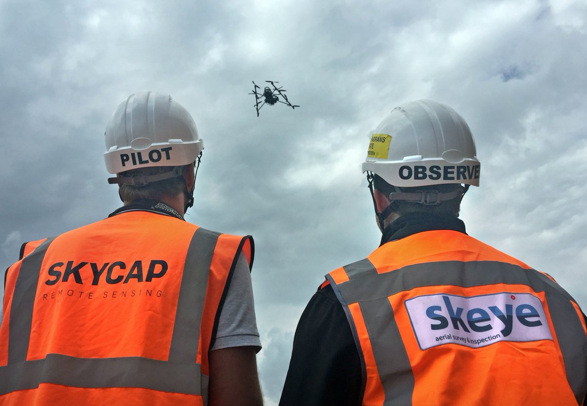 Fusie dronebedrijven Skycap en Skeye. gismagazine.nl/dronebedrijven…