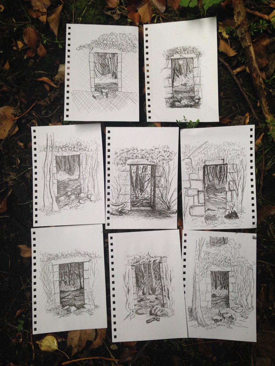 innerforth's tweet image. Looking back at how our sketchers captured Kennetpans in ink and watercolour with @edinsketcher @kennetpanstrust