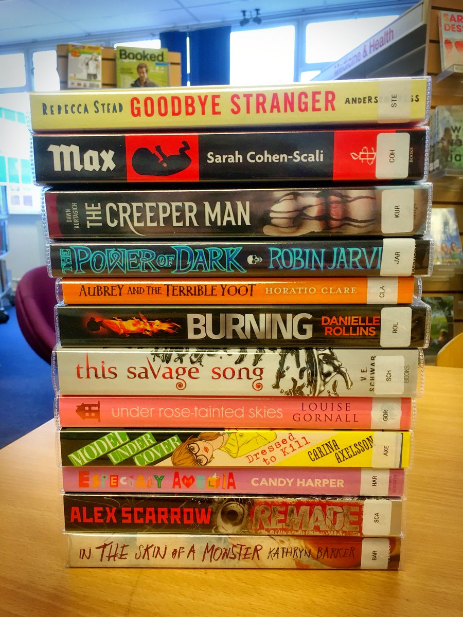 SwanshurstLib's tweet photo. More new stock @SwanshurstLib for the last week of term! Get ready to stock up on your holiday reading... https://t.co/nMg9qTMpQg