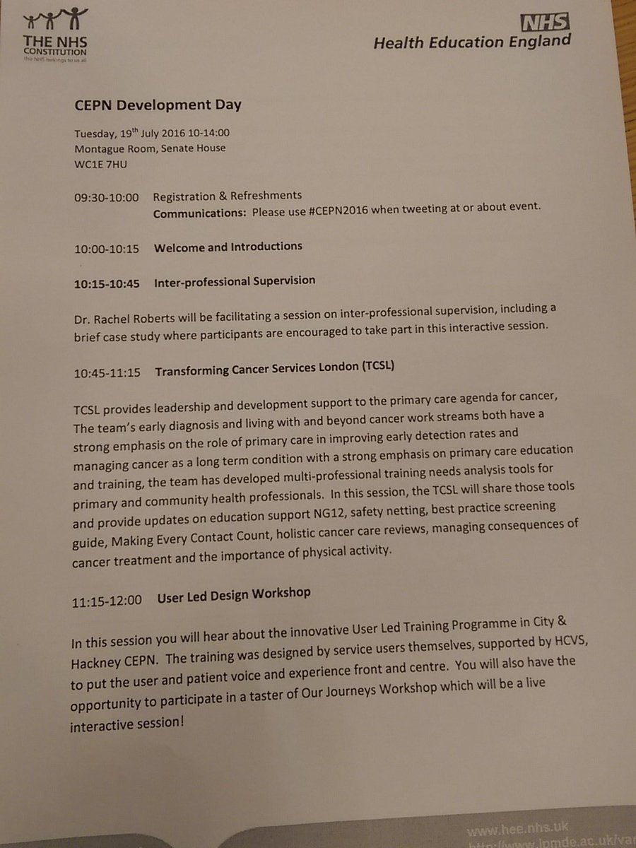 sanjaypganvir's tweet photo. Really interesting agenda for the .@NCELCEPN development day #CEPN2016 https://t.co/NBNpod8TQH
