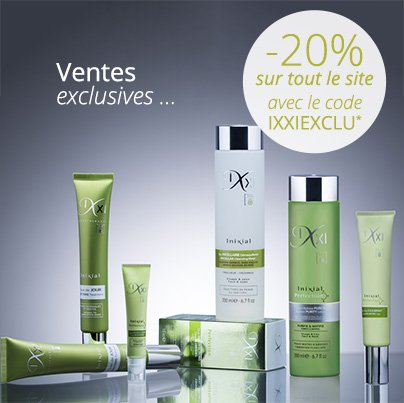 [VENTES EXCLUSIVES] -20% sur TOUT le site avec le code IXXIEXCLU ! Craquez dès maintenant > bit.ly/292L9hZ