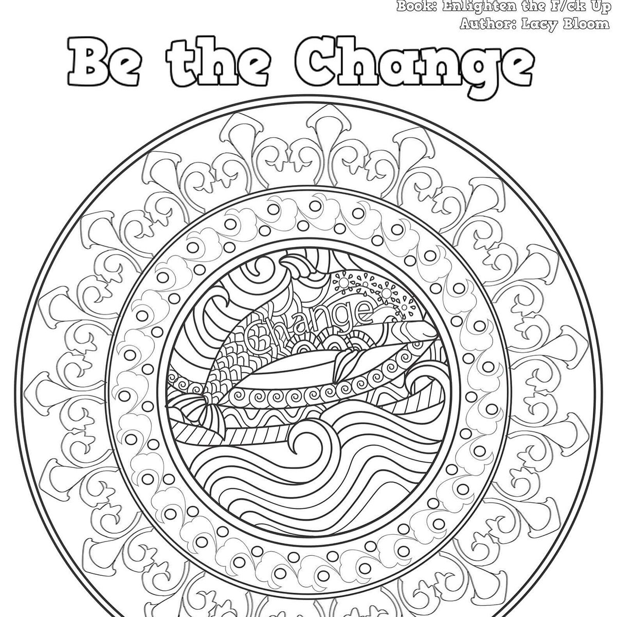 lacybloombooks's tweet photo. Be the change! "F" the rest! https://t.co/Km32pG8ABz #kickstarter #coloringbooks #swearwordcoloring https://t.co/Q31M4yff8T