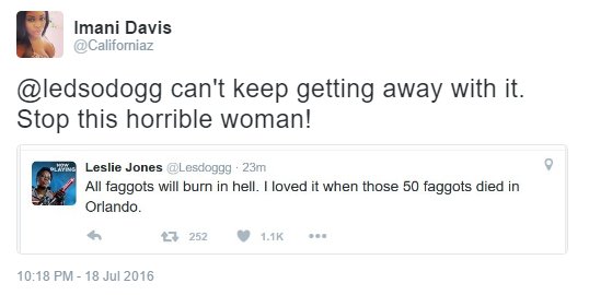 Californiaz's tweet photo. @Lesdoggg SHE CANT KEEP GETTING AWAY WITH THESE tweets https://t.co/Ic0qv6phlO