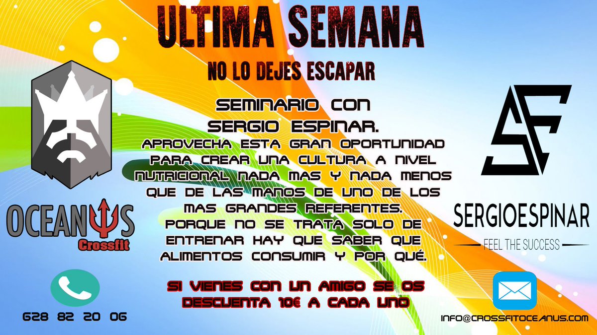crossfitoceanus's tweet photo. Última semana para apuntarse. ¡A que esperas! https://t.co/va4LDJDPrc