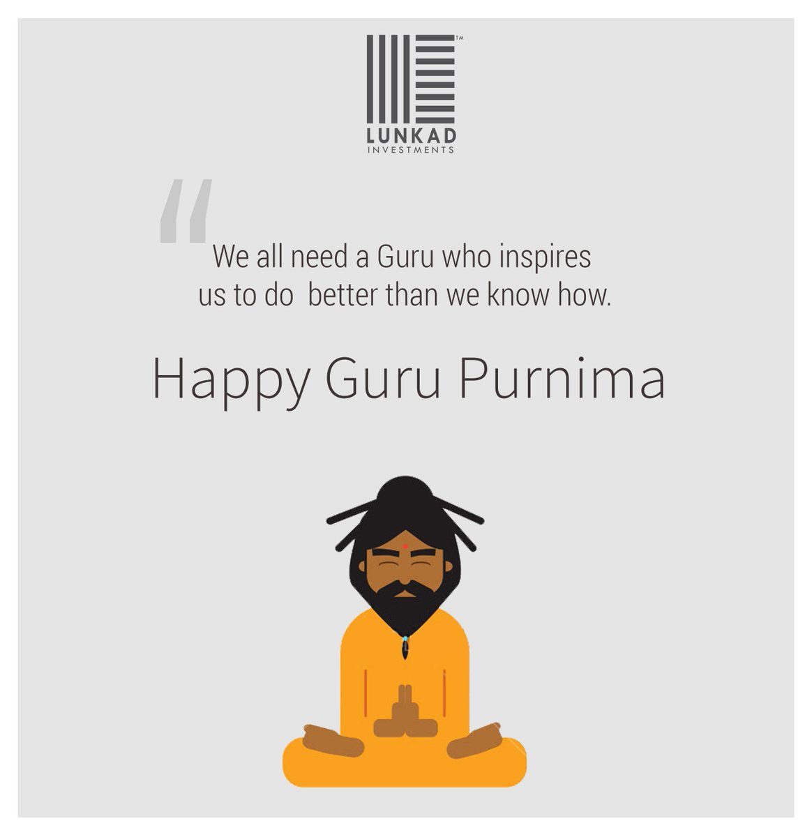 Atul_Lunkad's tweet photo. #गुरुपूर्णिमा
Because we all need a guru who inspires us to do better than we know how. https://t.co/kIfOjktbXx