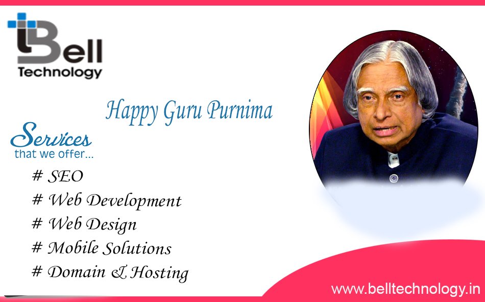 BellTech4U's tweet photo. Greetings of #GuruPurnima from #BellTechnology - #YourITSolutionPartner  #SEO #webdevelopment #webdesign #Google https://t.co/IxYpxMATDl