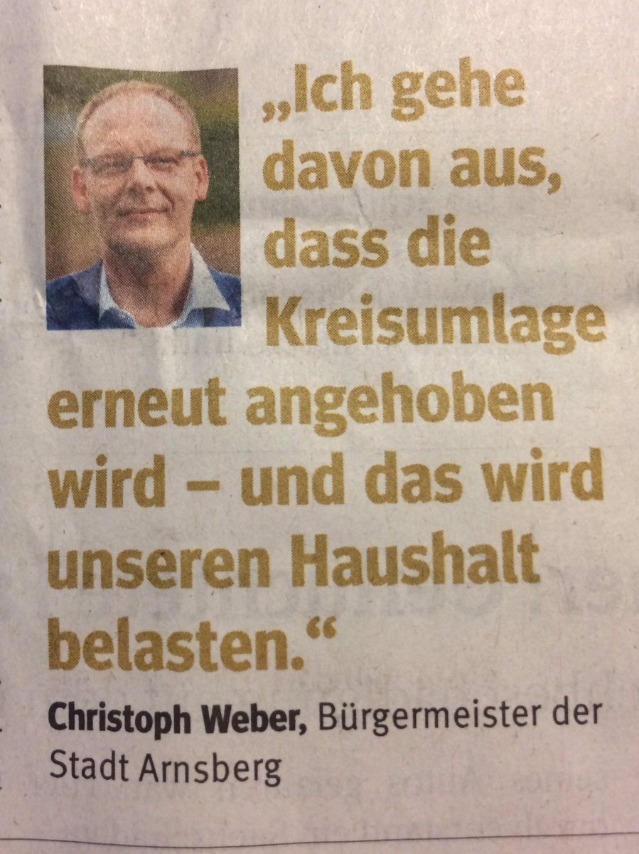 SauerlandBase's tweet photo. @bmArnsberg : Meschede will Arnsberg übernehmen, um ggf. Kreisumlage zu drücken !? https://t.co/kT8UGJXQC9