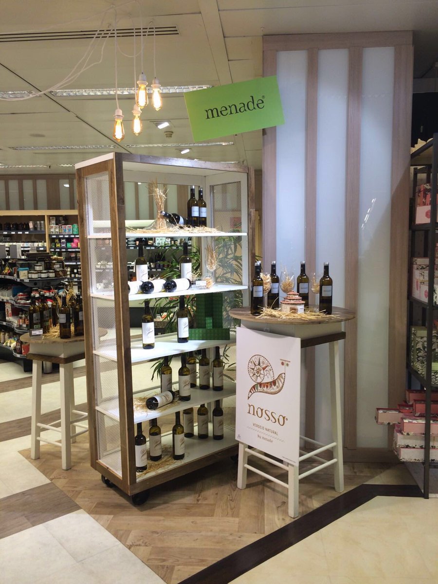 BodegasMenade's tweet photo. #Nosso y #DulceMenade en Club Gourmet de @elcorteingles #Valladolid Encantados de estar en este exclusivo espacio! https://t.co/7zU64FkbEY