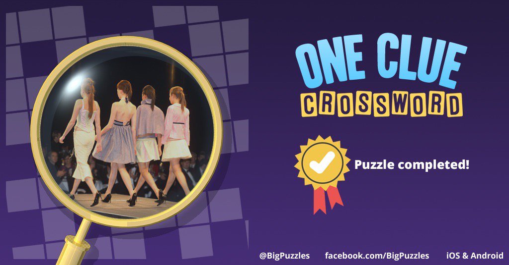 rosneath's tweet image. I completed a puzzle in One Clue Crossword. Play now for free!
onecluecrossword.com #OneClueCrossword