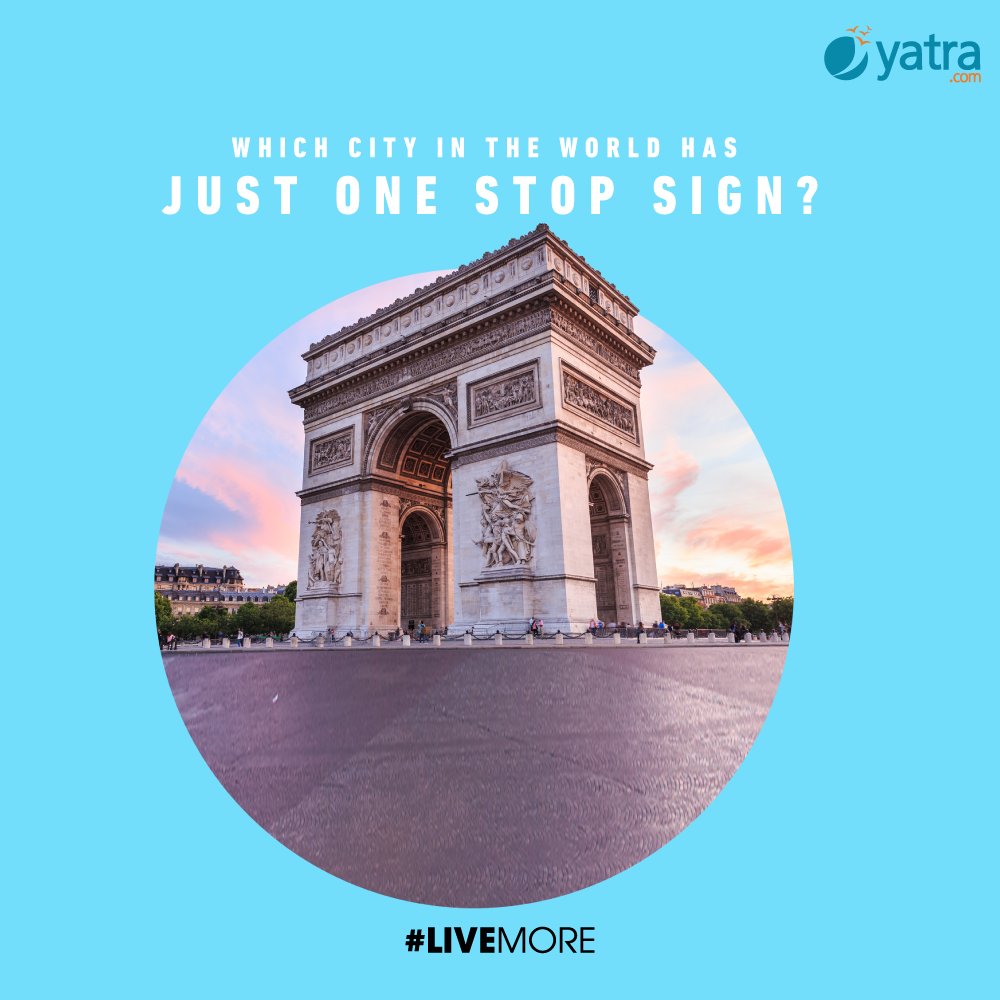 YatraOfficial's tweet photo. Hint: It is the third most visited city in the world. You probably have been there too! #Travelopedia https://t.co/cY7tmQsm97