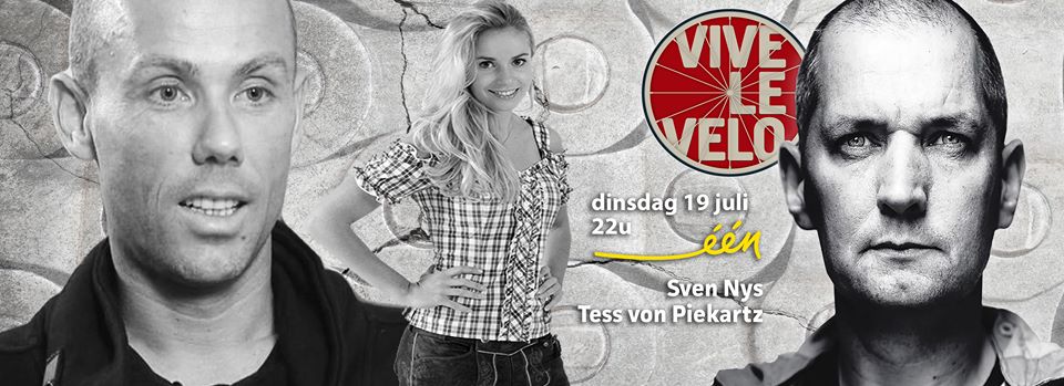 Vanavond te gast bij Vive le Vélo: <a href="/sven_nys/">Sven Nys</a> en <a href="/Tessvp/">Tess von Piekartz</a>, de vriendin van Marcel Kittel. Afspraak om 22u op Éen.