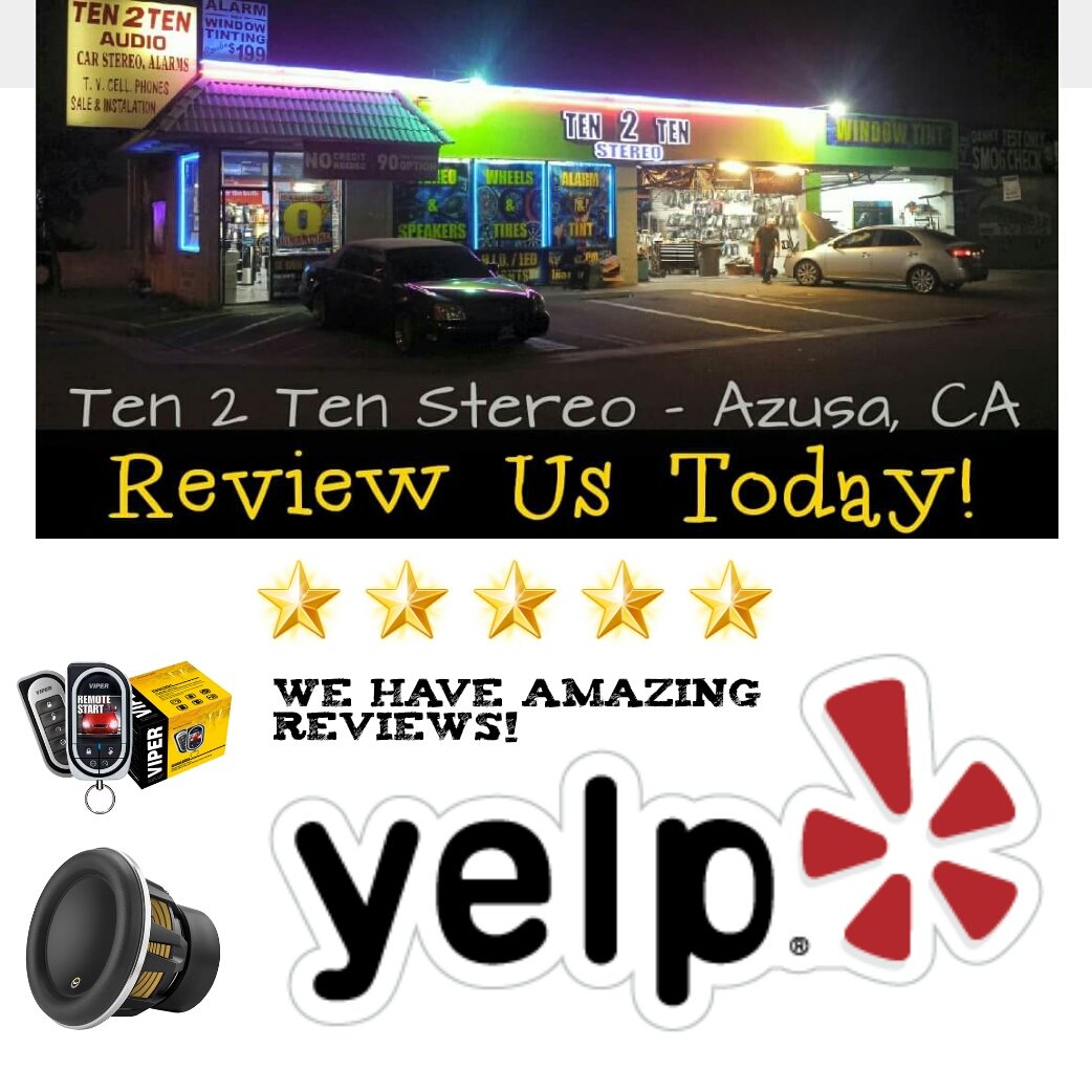ten2tenstereo's tweet photo. Review Us on Yelp! #5StarRated #ShowLove https://t.co/ohHV9n5Q0d