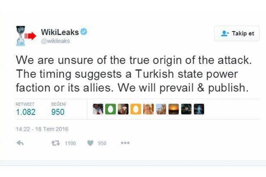 Wikileaks siber saldırıya uğradını açıkladı ift.tt/2a4k6pQ