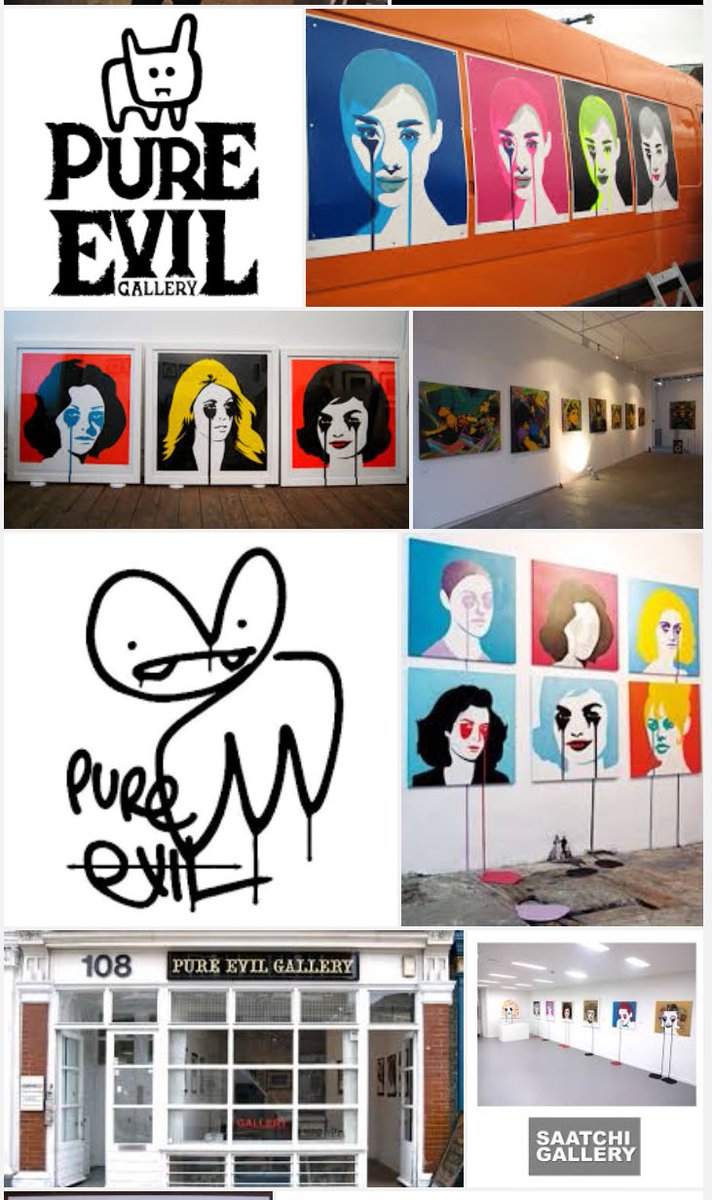 My mates at <a href="/pureevilgallery/">Charles Uzzell Edwards aka Pure Evil</a> are having a pop up exhibit in San Francisco 
publicsf.com/exhibitions/pu… go #SF #ART