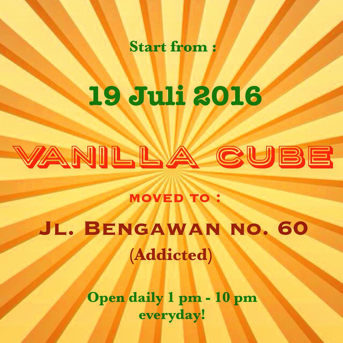 vanillacubes's tweet image. Yes! We are open!