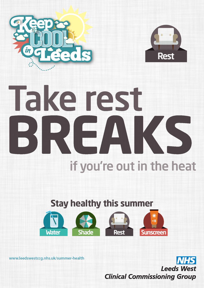 W/ the hottest day of the year, remember to take rest breaks if you're out in the heat <a href="/PeopleofLeeds/">People of Leeds</a> <a href="/LeedsNews/">Yorkshire Evening Post</a>