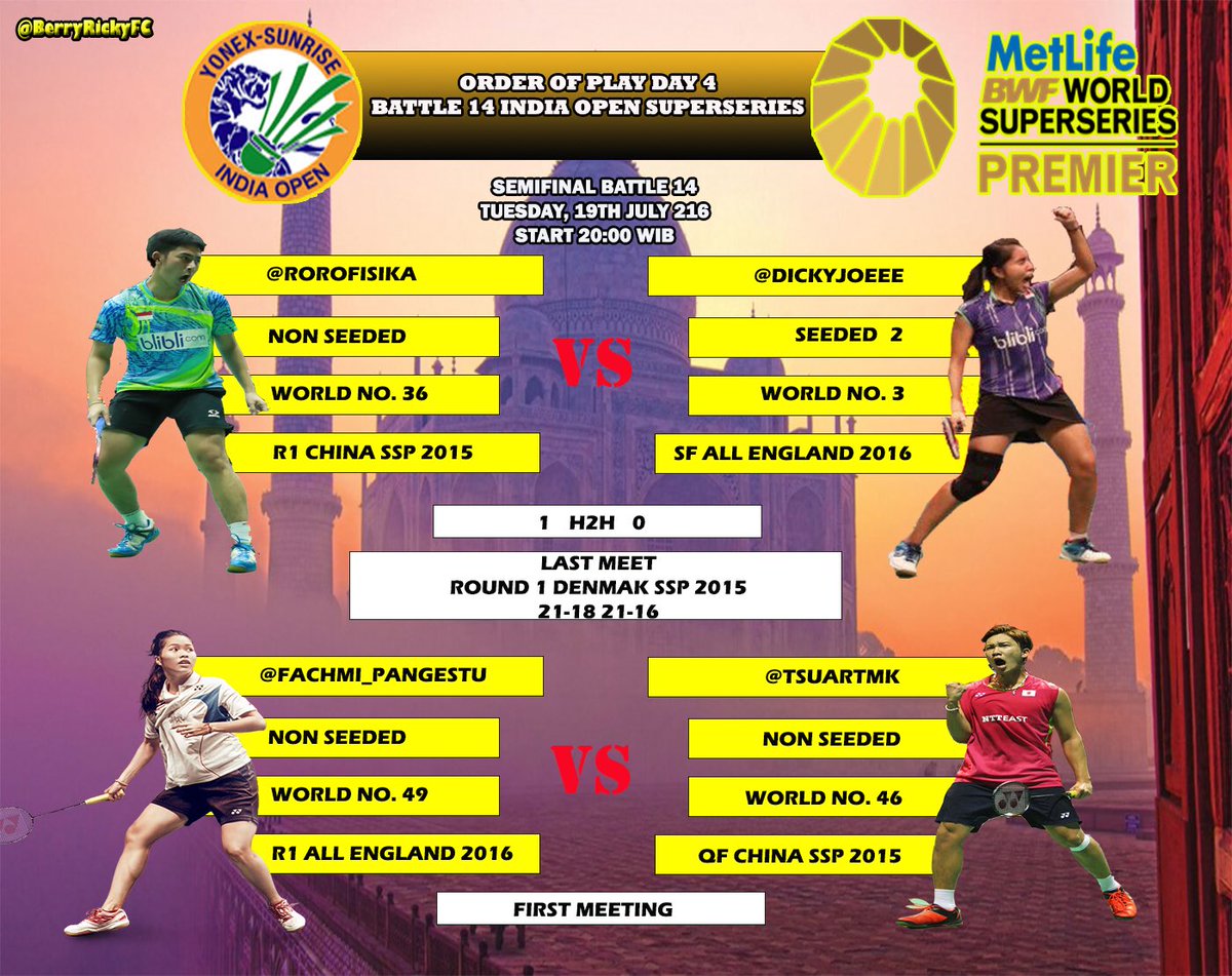 Badminton_games's tweet image. SEMIFINAL #battle14 nanti malam jam 20:00 WIB !!!