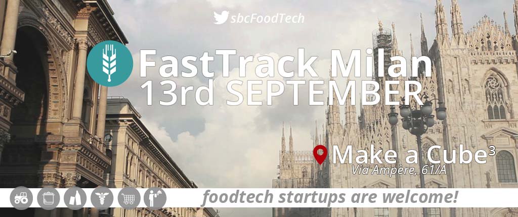 sbcFoodTech's tweet photo. Are you a top #Italian #foodtech #startup? Join our #sbcFastTrack in #Milan on September 13 https://t.co/lPfD3ksphW https://t.co/IisLFji0u5