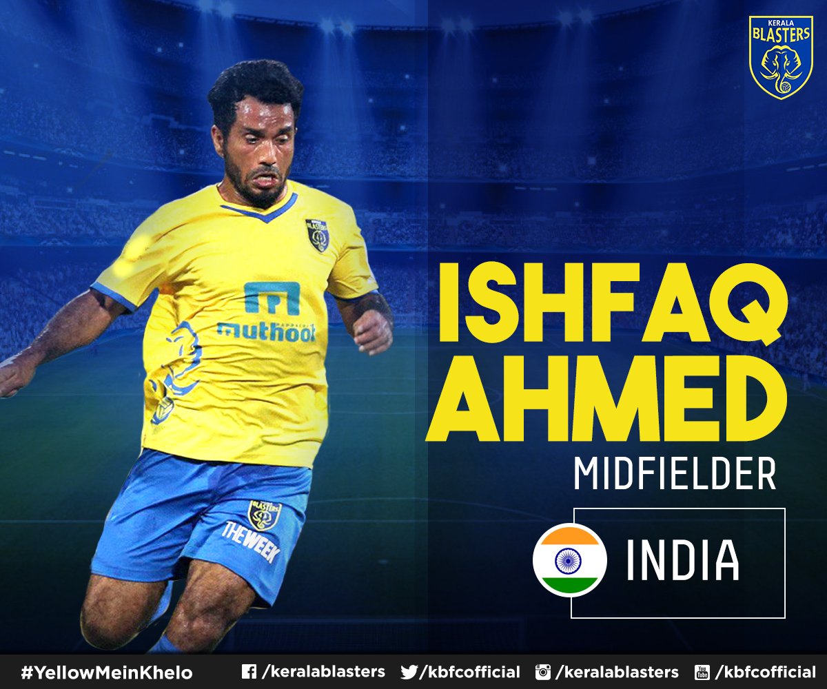 KeralaBlasters's tweet photo. With good dribbling skills, Ishfaq Ahmed has the ability to fill any position across the midfield. #YellowMeinKhelo https://t.co/aYAx7wbhCT
