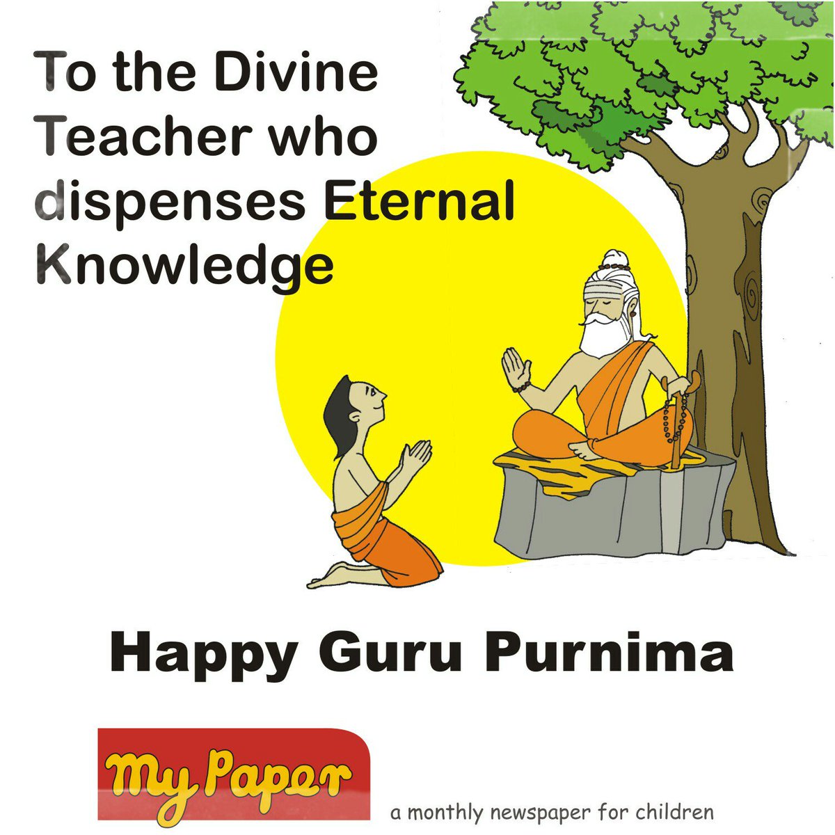 ItsMyPaper1's tweet photo. Wishing all our readers a blessed Guru Purnima !! https://t.co/XwDlapwwzL