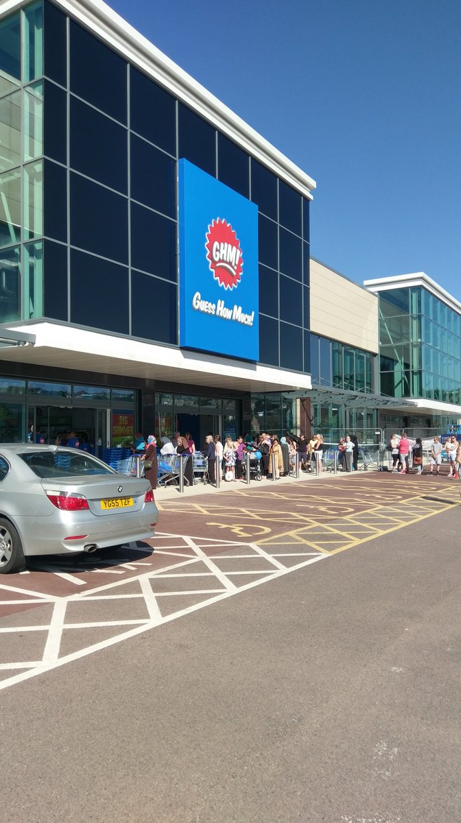Already a queue outside our third GHM! in Sheffield Kilner Way this morning...