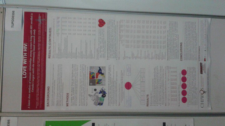JohnTC62's tweet photo. @HFUW #CFAP @blackaids Poster Presentations: Studies on HIV &amp; Love and Treatment practices https://t.co/VexUEKcyXJ