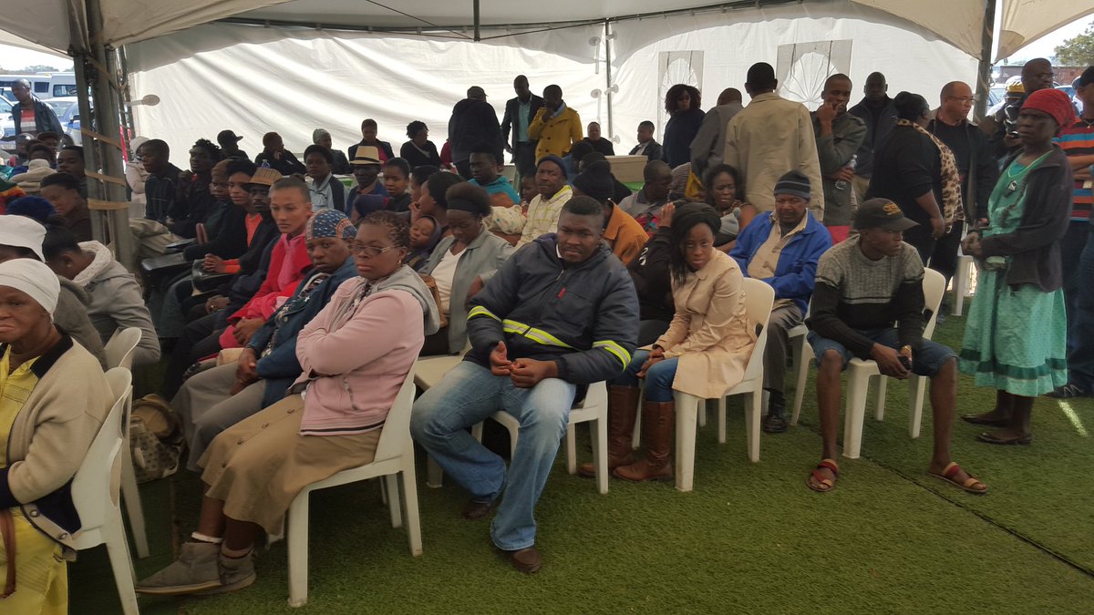 TshwaneHerald's tweet photo. MEC for @GDCoGTA Paul Mashatile and @MayorOfTshwane in Hammanskraal. @GautengProvince https://t.co/Jx7dF1jrVC
