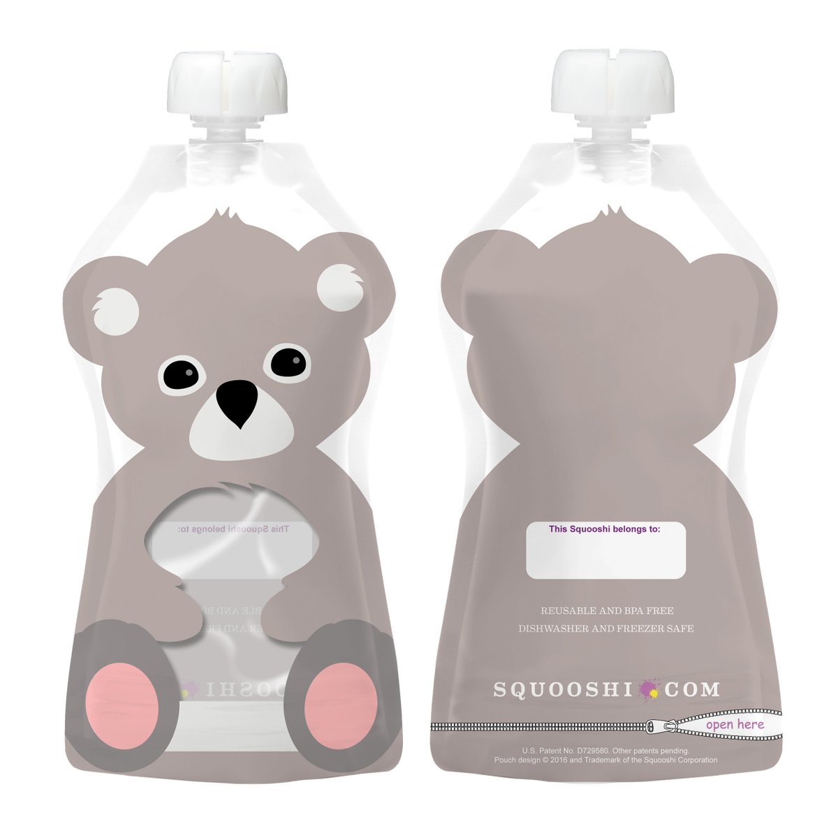 Squooshi's tweet photo. Introducing 1 of 2 of @Squooshi's new pouches, our new Koala !  Available at https://t.co/ZRHoef0M95  #squooshi https://t.co/06rCTHwean