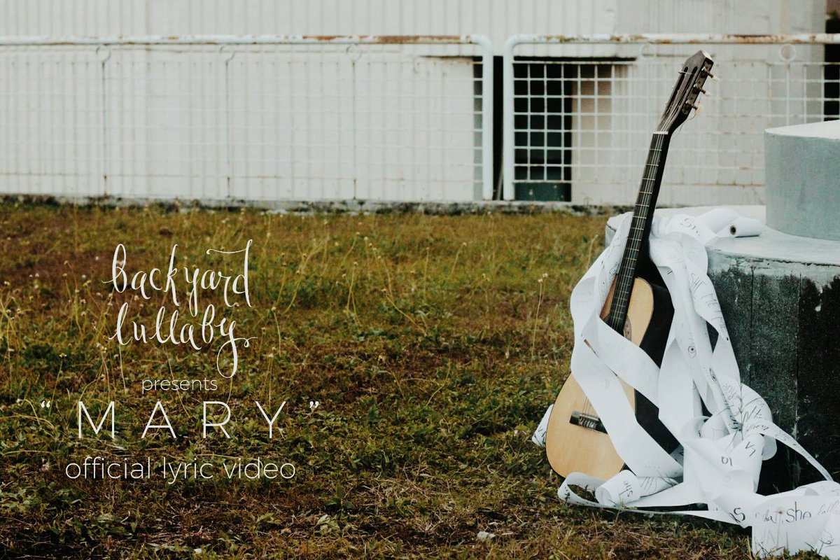 backyardlullaby's tweet image. We are glad to announce that our official lyrics video of "Mary" is out NOW on youtube! youtu.be/XYccFZ86XPU