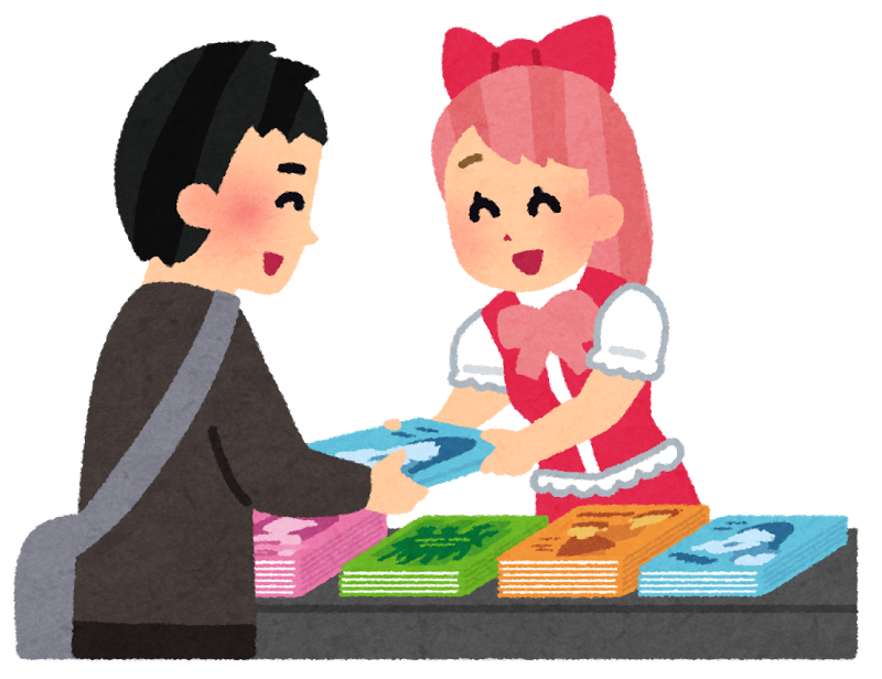 「就活中に見つけた一番の発見はこれフリー素材の人こんなのも描いていらっしゃったのか」|侘茶のイラスト
