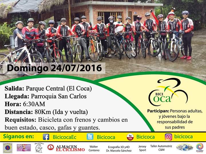 Bicicoca's tweet photo. No te pierdas la oportunidad de hacer deporte junto a @Bicicoca, visitaremos la parroquia #SanCarlos. https://t.co/xsf7iPClIx