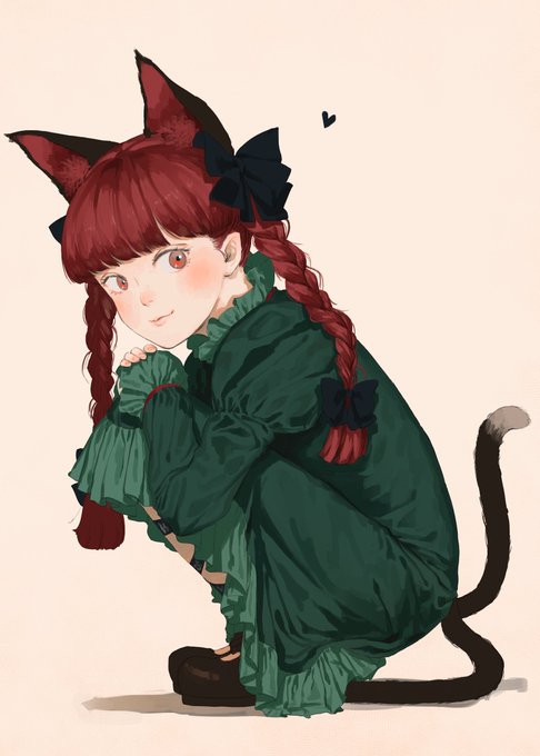 「猫耳 赤目」のTwitter画像/イラスト(古い順)