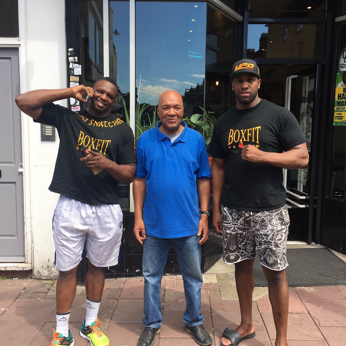 S/o 2 the future champ who knows where 2 get that real heavyweight food...✌🏿👌🏾💯