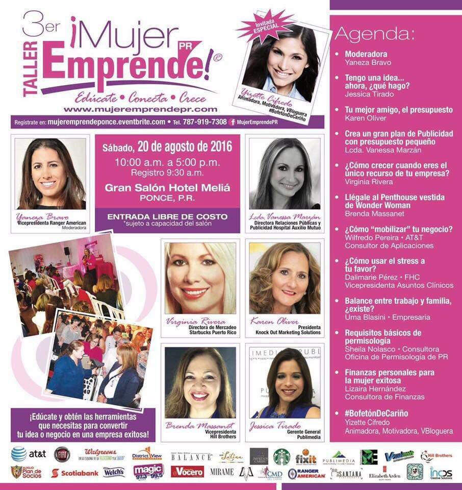 MujerEmprendePR's tweet photo. Taller Mujer Emprende #Ponce https://t.co/W47tKF4XTT @YizetteCifredo @Hip_Latina @WOAPRUSVI @AuxilioMutuo @fixit_pr https://t.co/Kw15fAvhLm