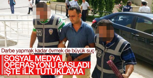 ensonhaber's tweet photo. Sosyal medyadan darbeye destek veren şahıs tutuklandı
https://t.co/3tX9UV1yVI https://t.co/bKM8fhZhaf
