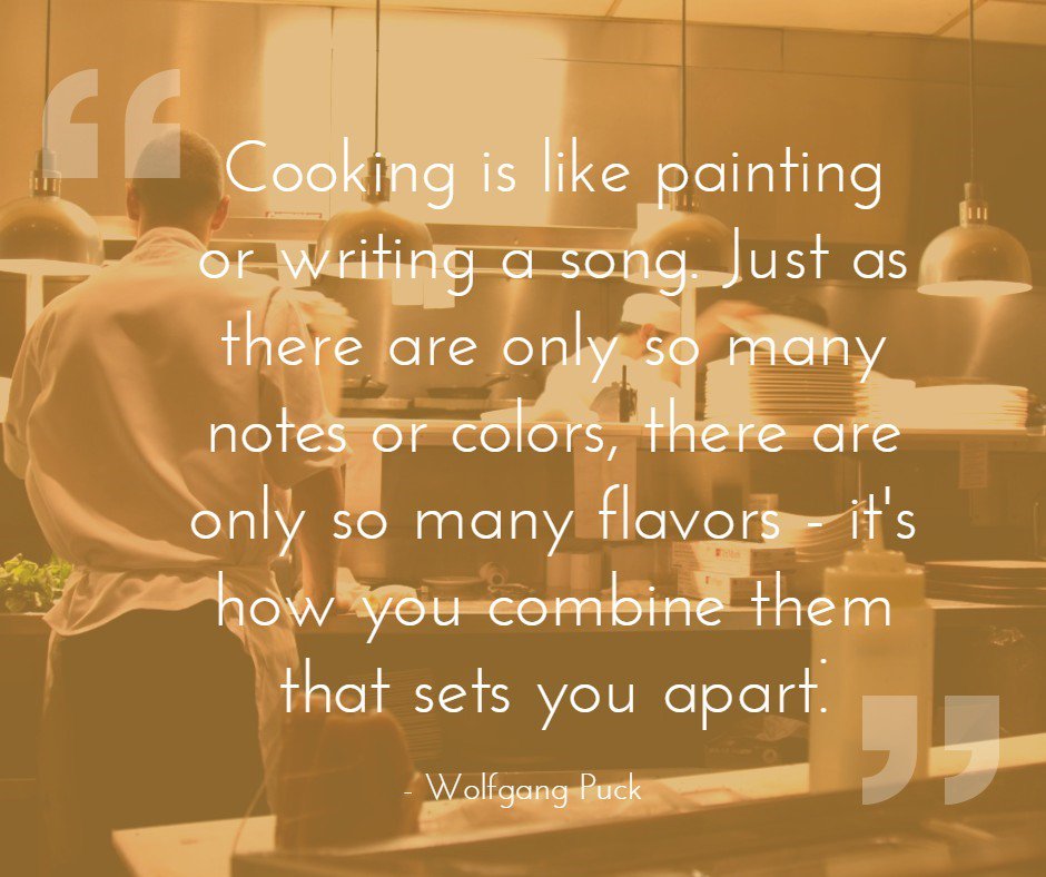#InspirationalTuesday #CulinaryArtsMonth #ChefInspiration #WolfgangPuck