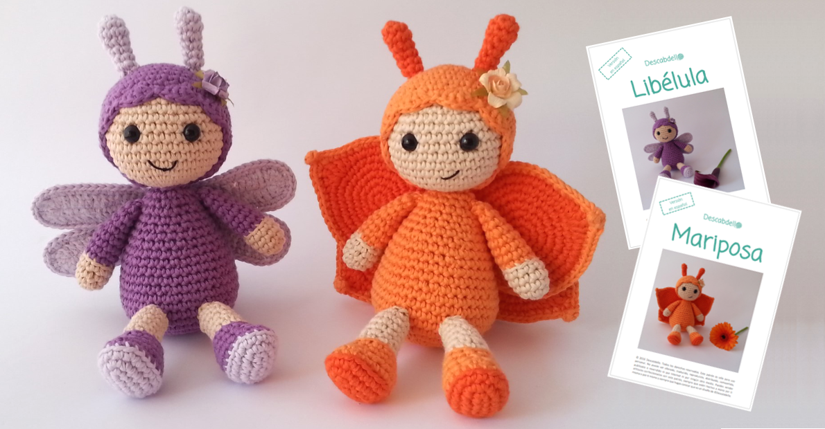 PatronesAmiguru's tweet photo. Patrones Mariposa y Libélula, by Descabdello. Oferta 2x1!! Sólo 3,95€ https://t.co/73cu7K2piV https://t.co/gBoL091r3K