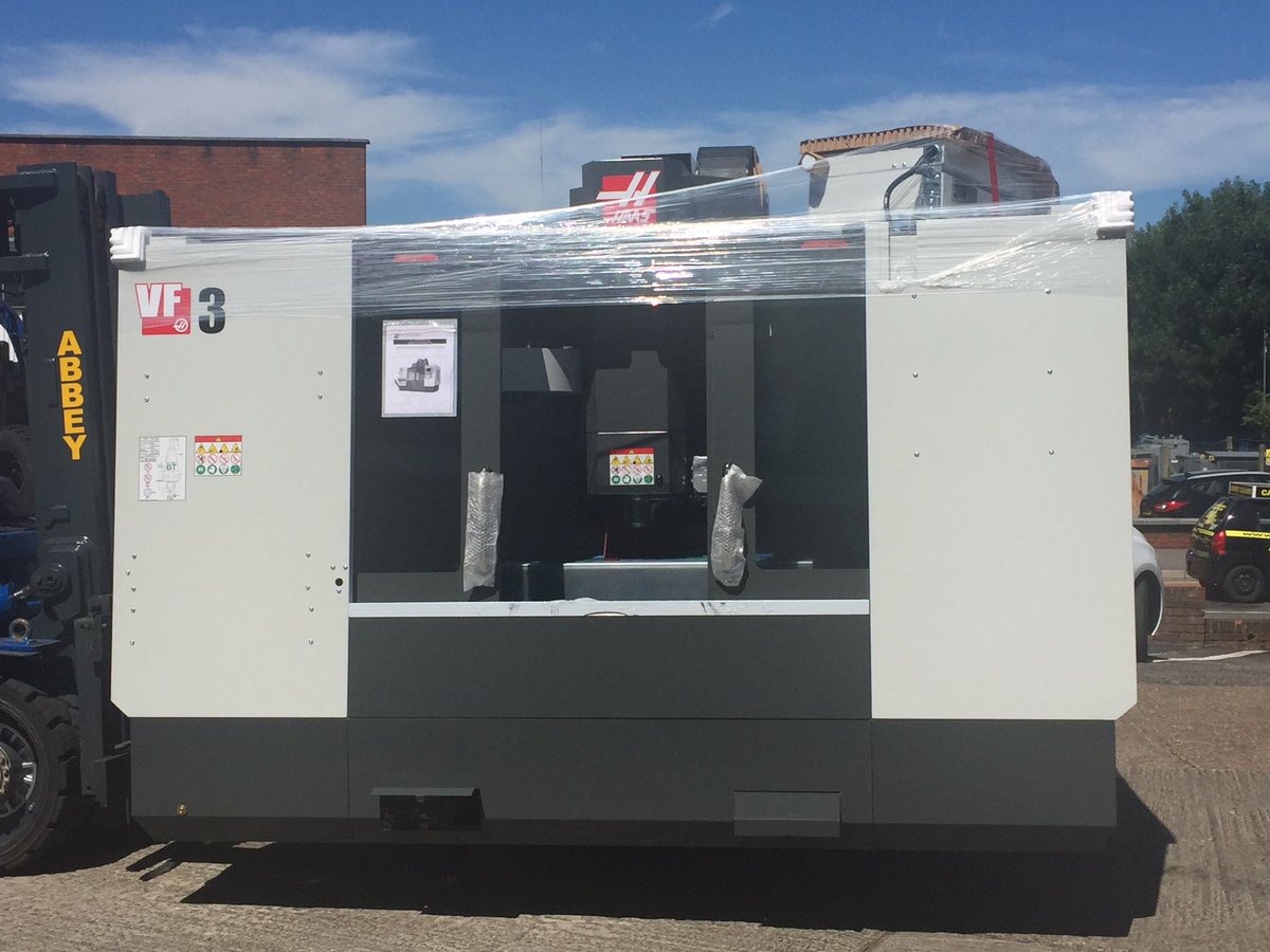 AgateProd's tweet image. APL always invests in its people and machinery. Delighted to take delivery of our new Haas VF-3 CNC Machine @HaasUK