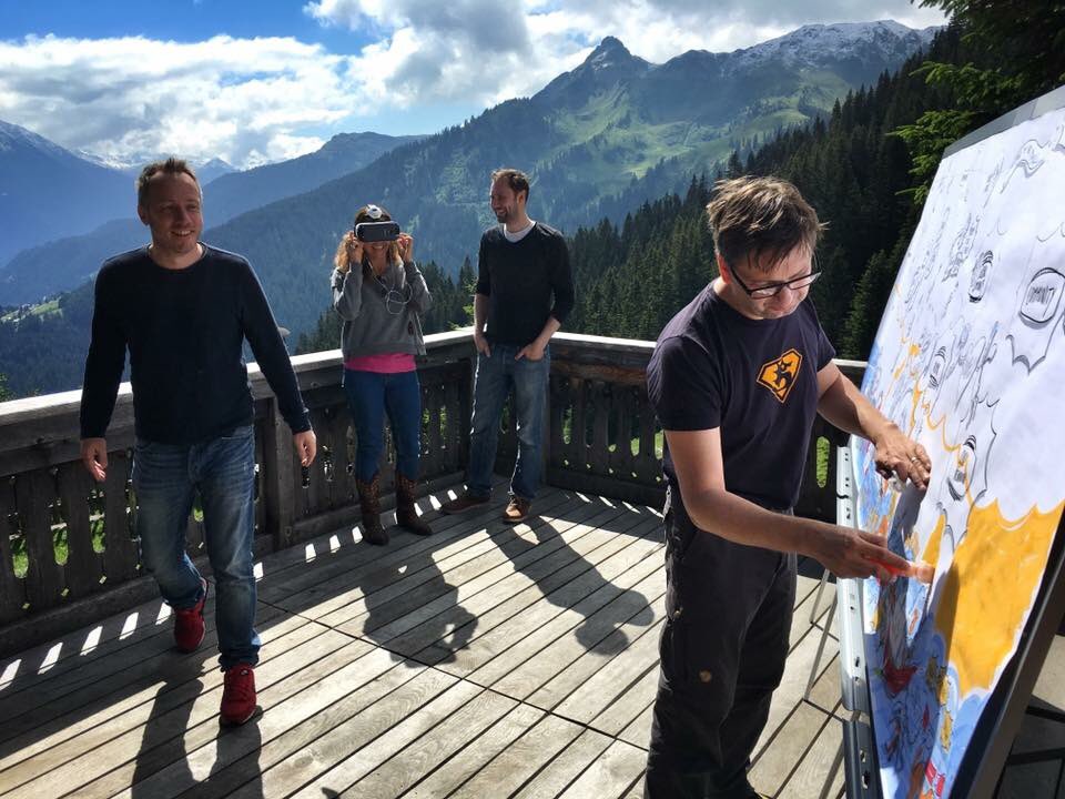 recordergraphic's tweet photo. Toll. 33 Monkeys. Retreat in the  alps @ golmerhaus https://t.co/uB5cMuqmJz
