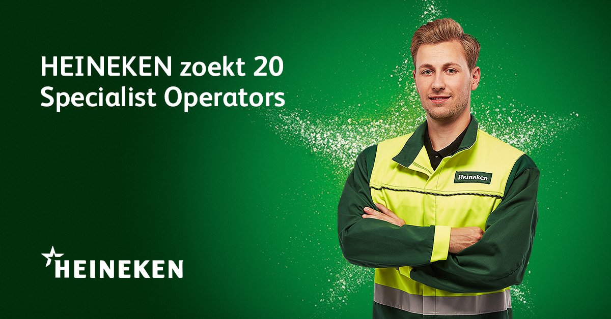 evandenhoff's tweet photo. Ben jij de nieuwe Specialist Operator die Heineken zoekt? #procesindustrie #monteurs #Heineken #Leiden #vacatures https://t.co/sLSwrodsMW