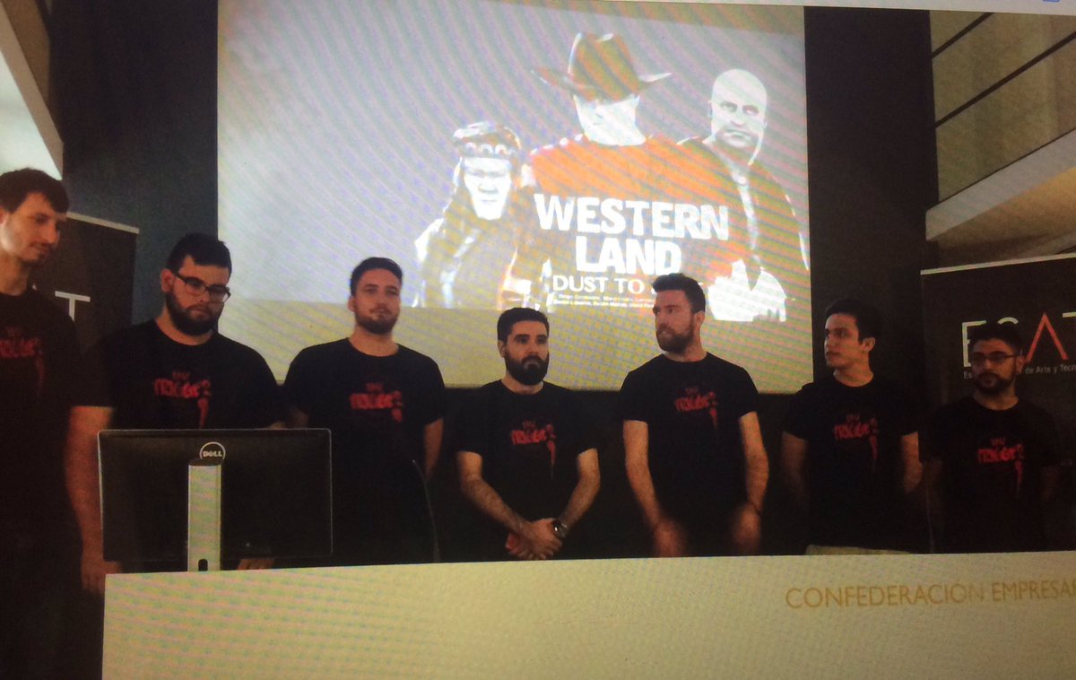 ESAT_Valencia's tweet photo. Presentamos el último proyecto Westernland en @CEV_Valencia con @EasyTriggerTeam #ESAT _Proyectos https://t.co/Xb4rgHDMwI
