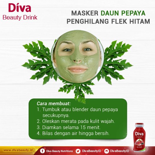 Diva Beauty On Twitter Masker Daun Pepaya Dipercaya Dapat Menghilangkan Flek Hitam Pada Kulit Wajah Cek Yu Ladies Diva Beauty On Twitter Masker Daun Pepaya Dipercaya Dapat Menghilangkan Flek Hitam Pada Kulit Wajah Cek Yu Ladies