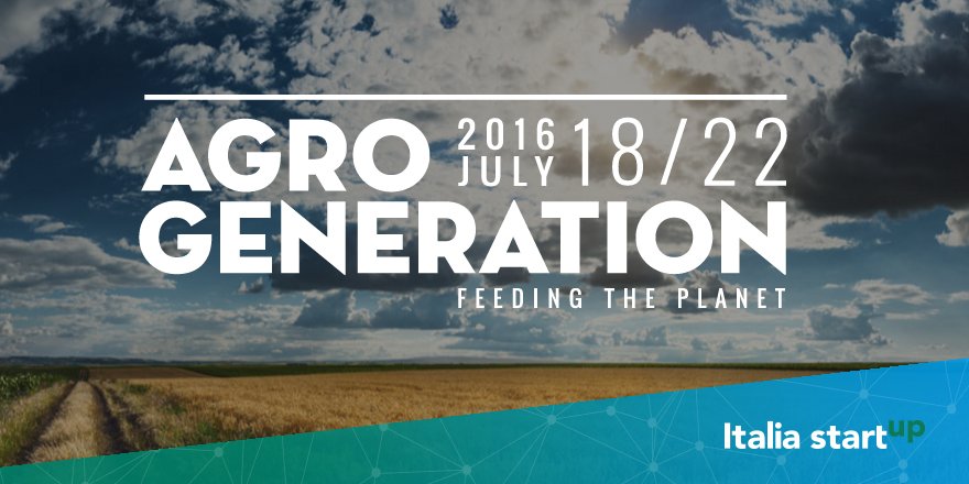 18-22/7 #AgroGeneration, tra tradizione e innovazione digitale
Registrazioni: agrogeneration.it/registration
<a href="/aperdichizzi/">Alessandro Perdichizzi</a>