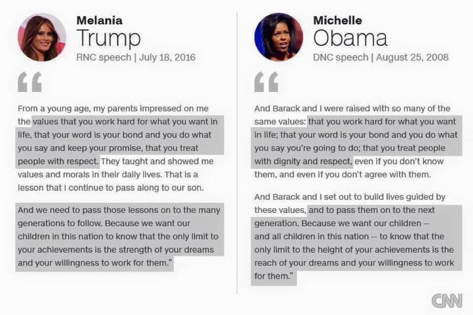 <a href="/realDonaldTrump/">Donald J. Trump</a> #RNCinCLE 
WOW.. Talk about #Sabotage 🤔
Whoever did this to #MelaniaTrump " #YourFired " 😡