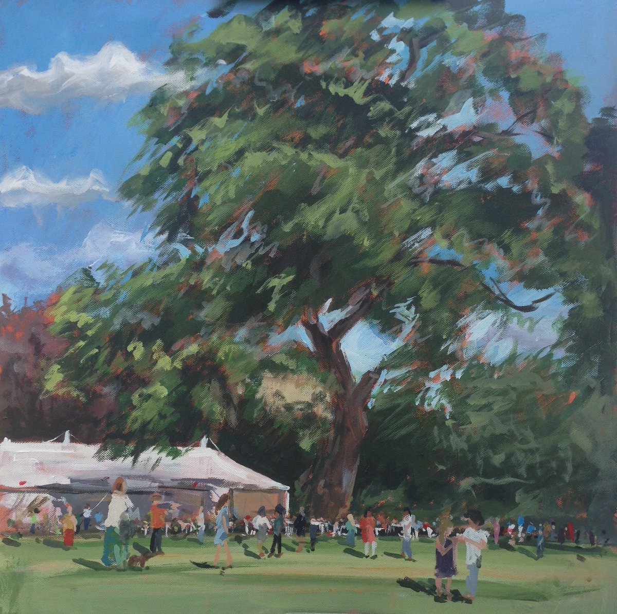 Love this, painted by <a href="/PDKeegan/">Peter Keegan</a> at <a href="/ArtinAction1/">Art in Action</a> - the last ever, unless some bright soul revives it! #BritishSummer