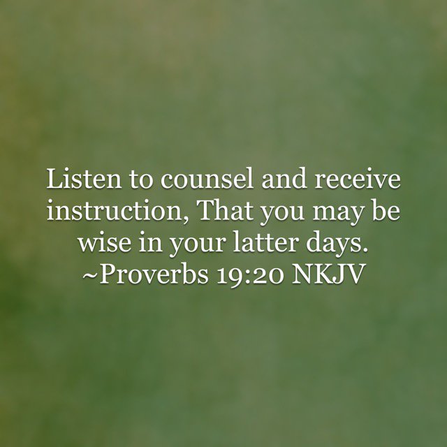 Daily_Proverbs's tweet photo. Listen to counsel...

#Bible #Proverbs #Christian #wisdom #truth #ccot https://t.co/uDcUzOtRYN https://t.co/R8Nj3xLaqc