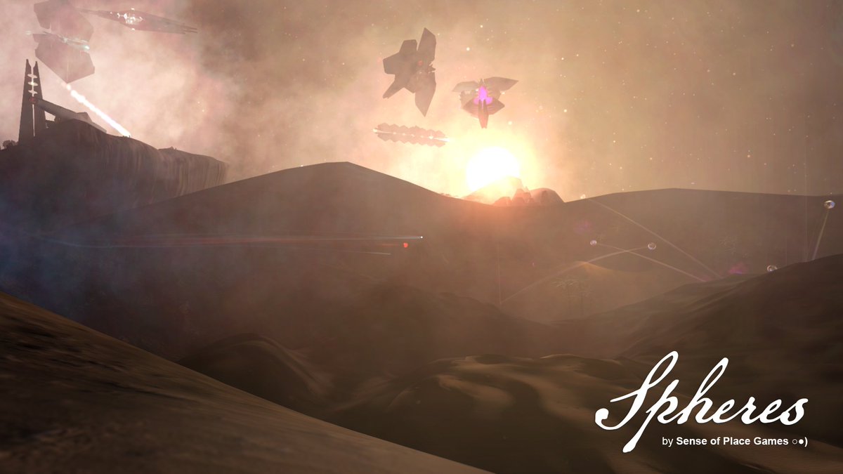 SenseOfPlaceGmz's tweet photo. Spheres
Today's screenshot
Sunrise over the desert
https://t.co/qRfYkbaWQV
#gamedev #indiegame
@ShoutRTs @GamerRTer https://t.co/aRvfuqCbsM